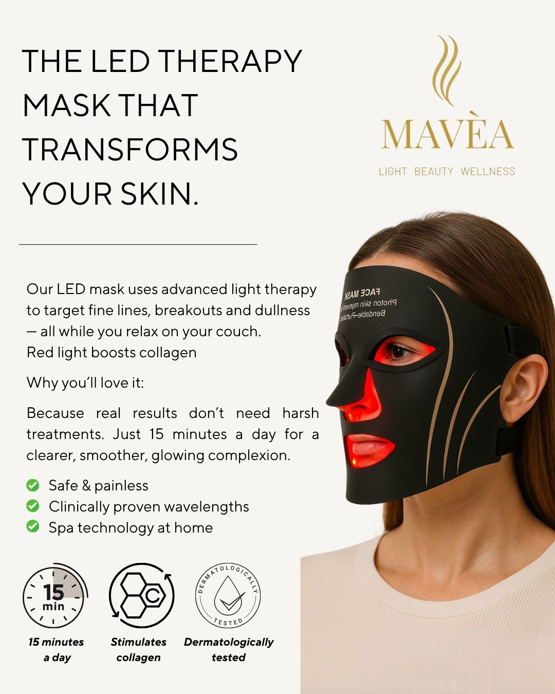 Mavèa – Red Light Therapy Mask